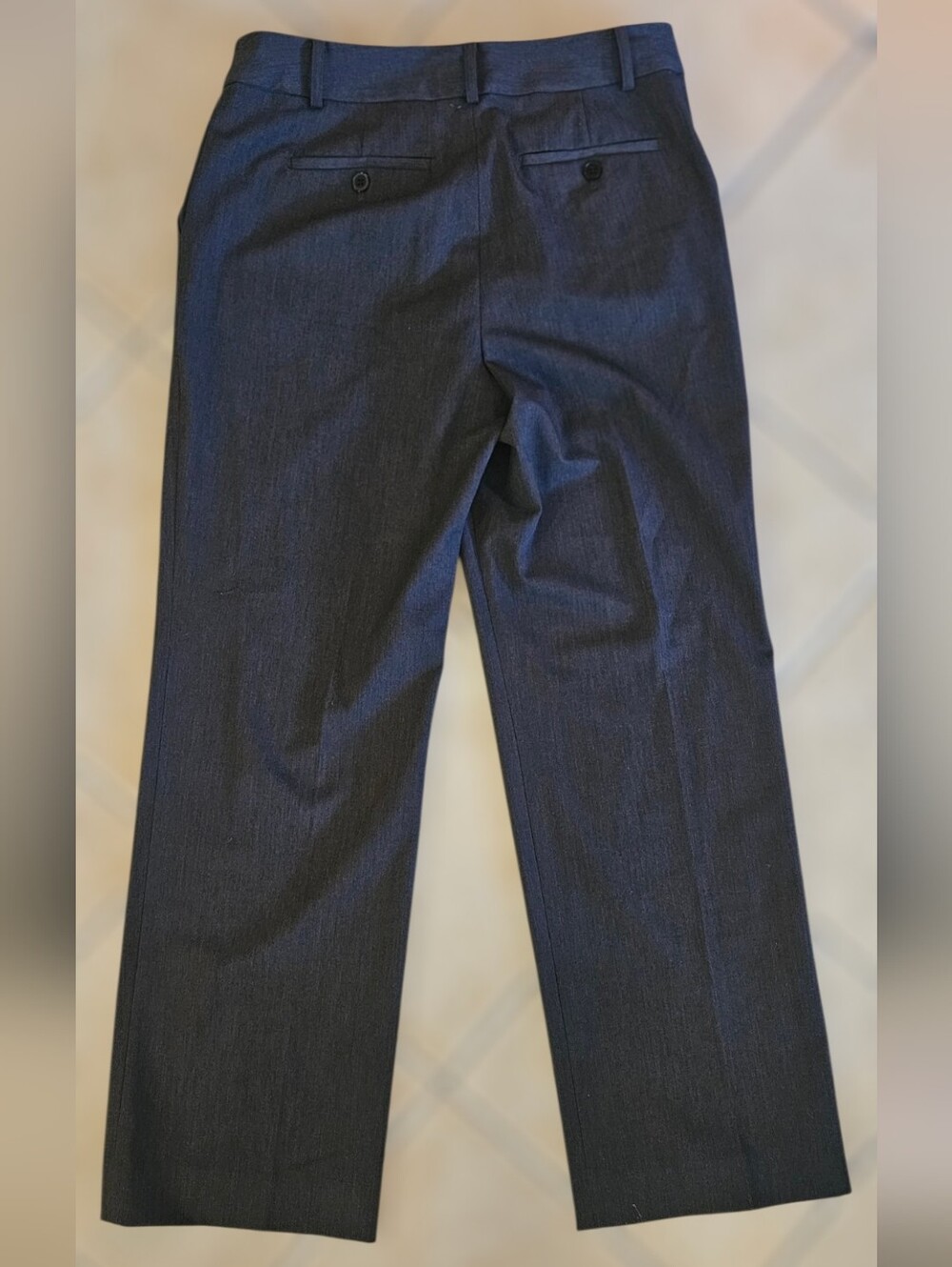 Liz Claiborne Petite Charcoal Straight Dress Pants
